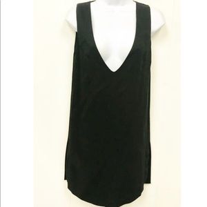 Robert Rodriguez Deep V-Neck Black Dress, size 0.